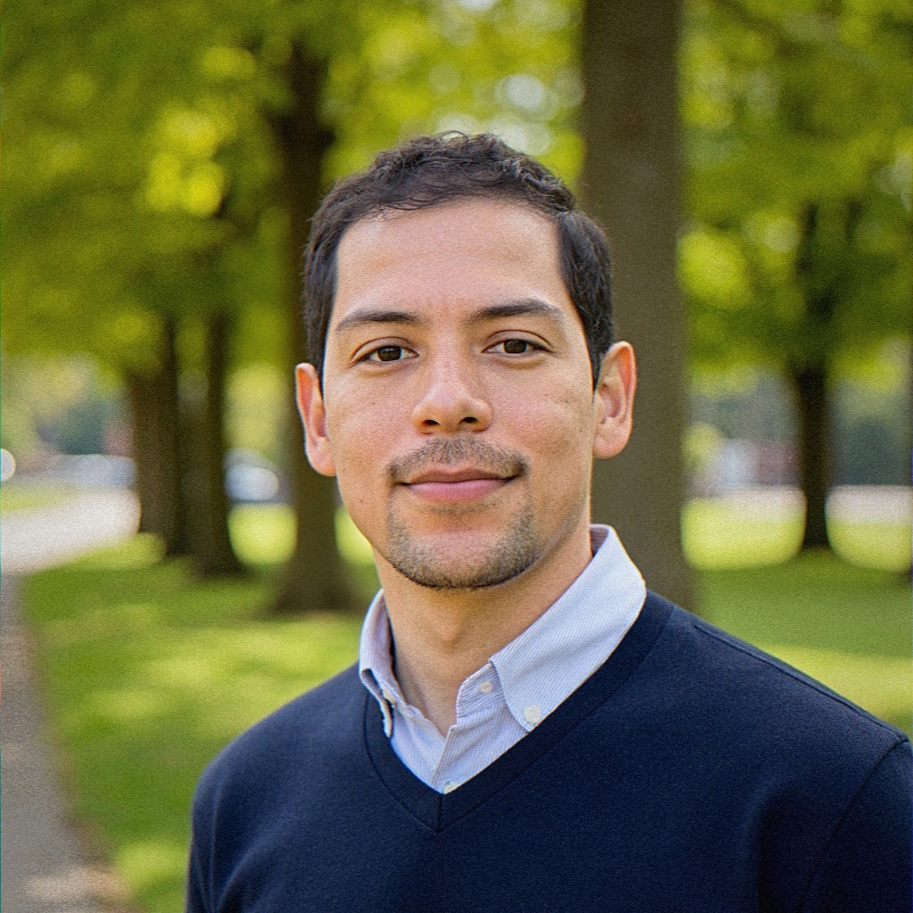 Andy Acosta — EdTech developer and educator, smiling outdoors